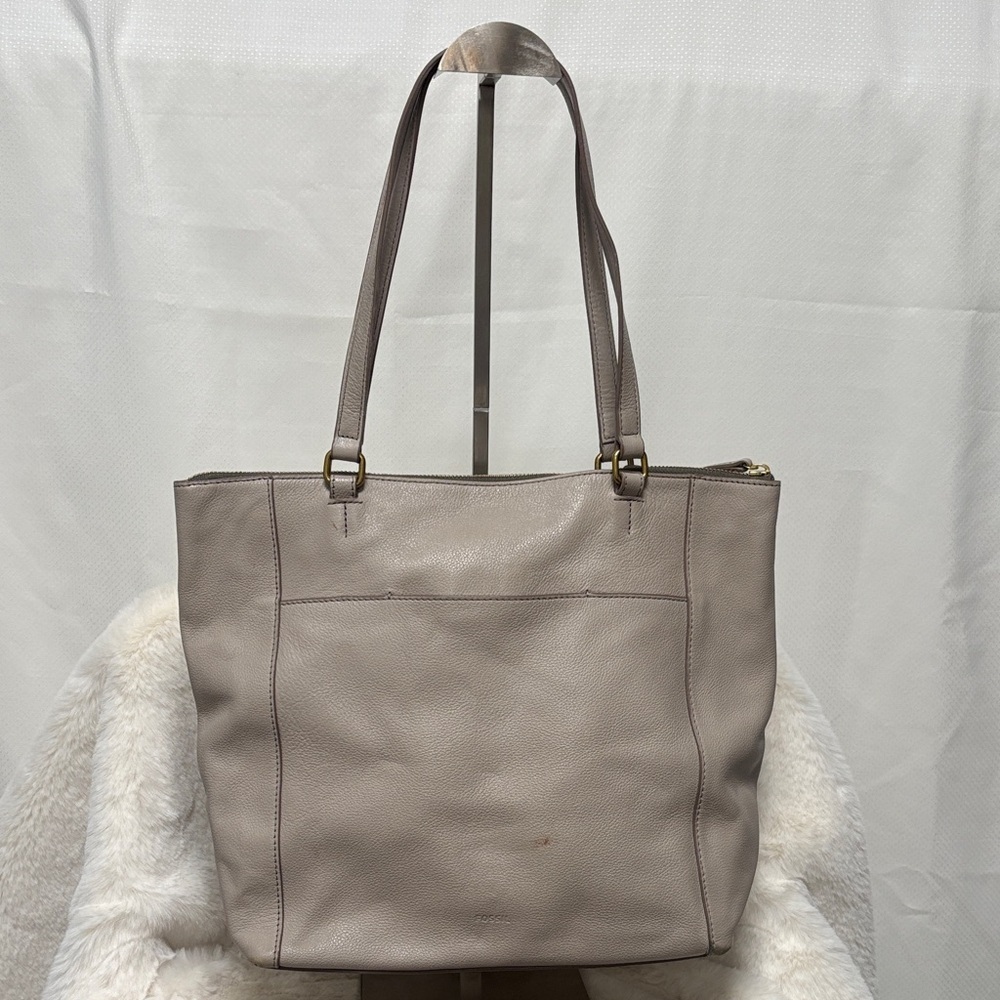 Fossil Tara Leather Shopper Tote Bag